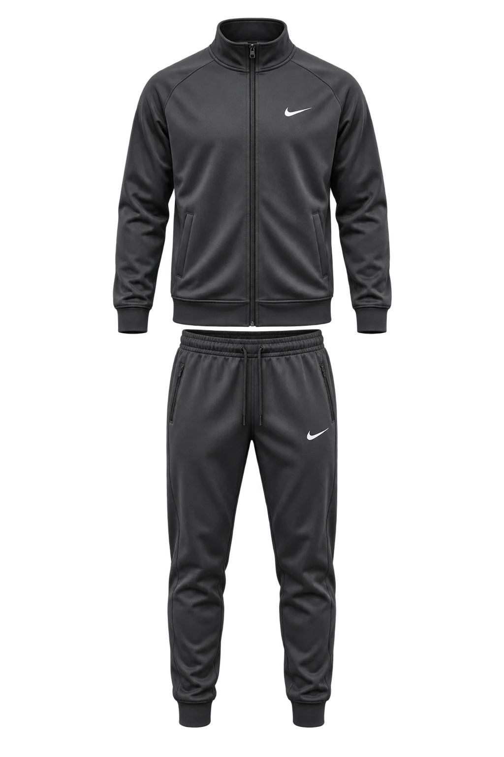 Tuta completa nera, giacca e pantalone