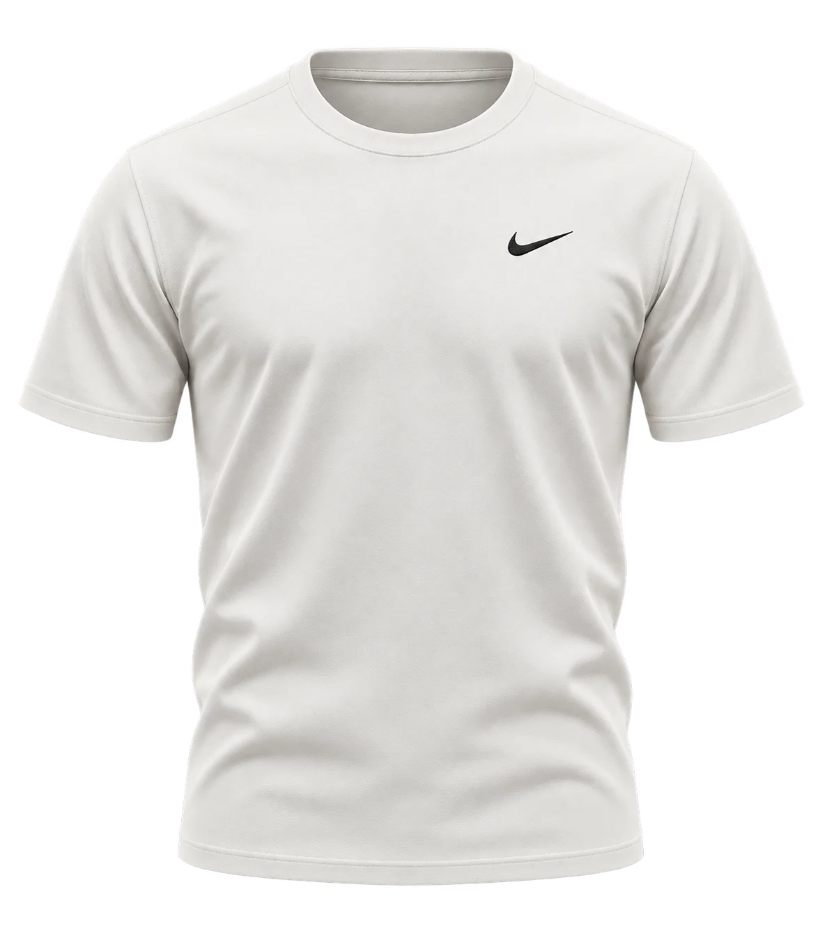 Maglia tecnica bianca a maniche corte